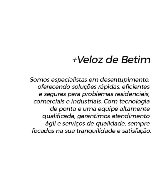 Desentupidora Betim